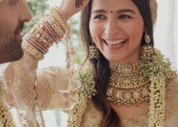What did Alia Bhatt wear to her wedding?